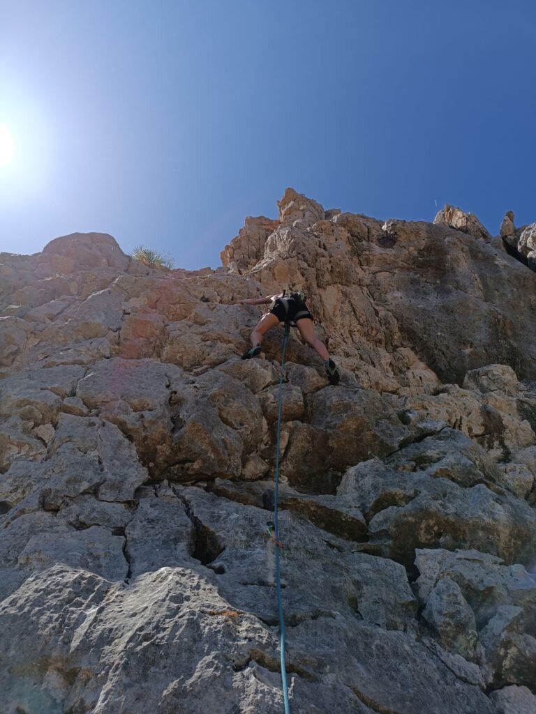 Making progress on more challenging climbs