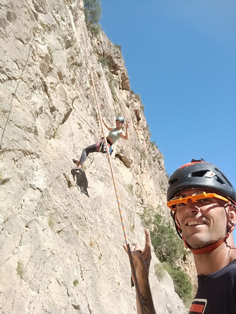 Several climbing
