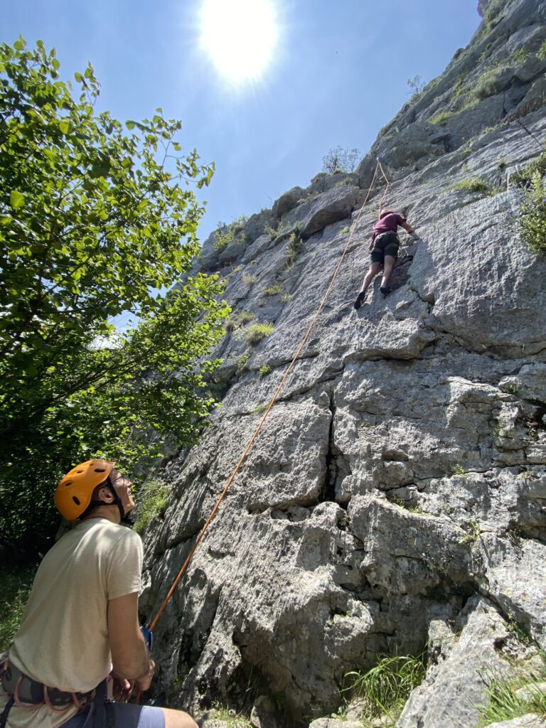 Outdoor Climbing Skills course in Teverga, Asturias, Northern Spain